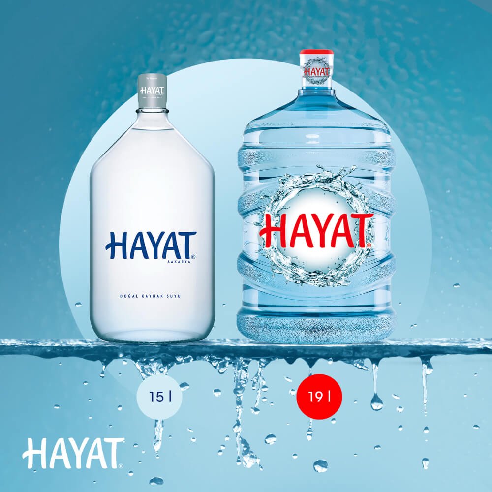 Hayat Su 19L Damacana
